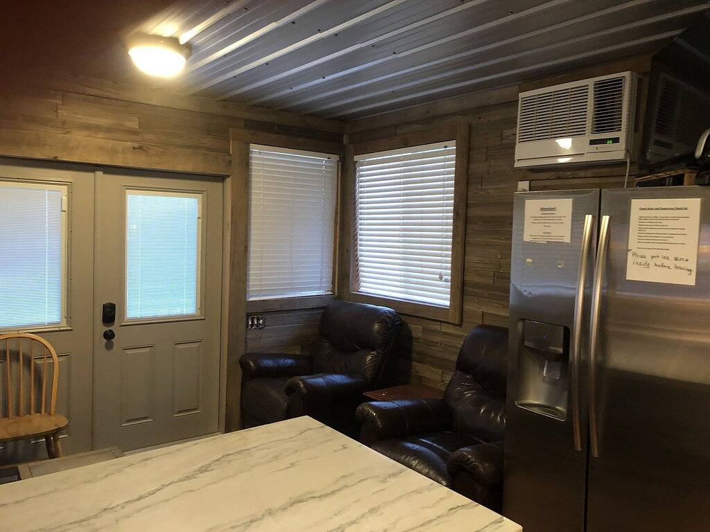 Hausboot liegt in Venedig Marina in Plaquemines Parish