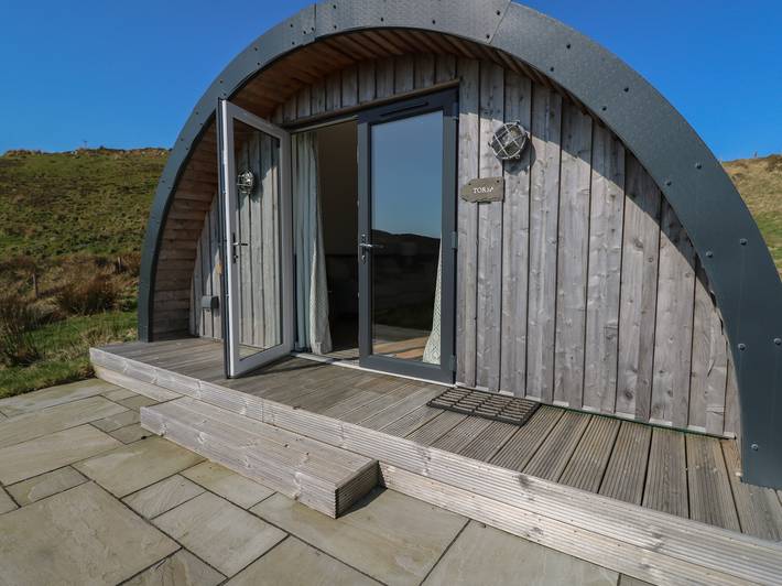 Hütte für 2 Personen, mit Garten und Sauna in Schottland