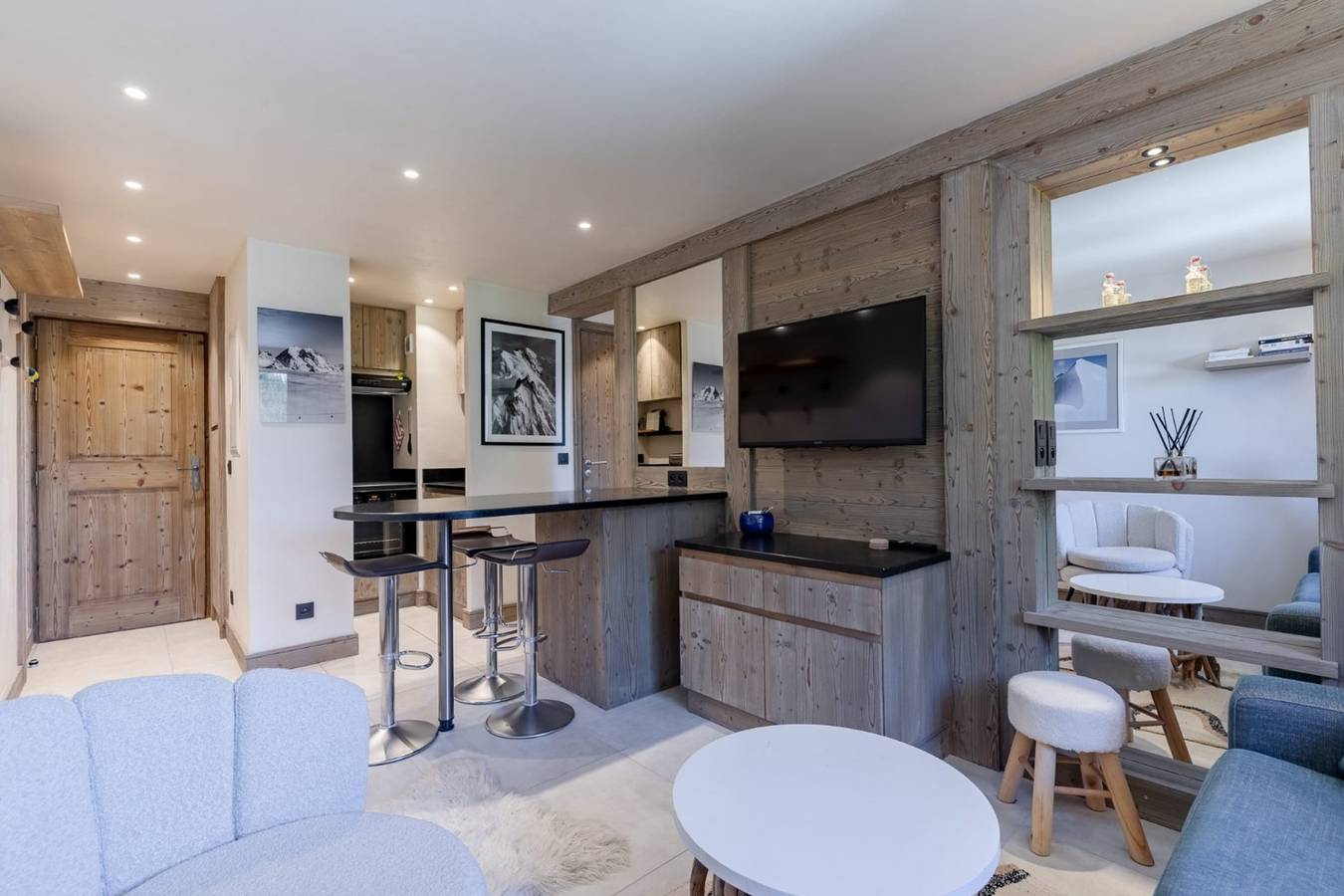 Ganze Wohnung, Grand Sud - Cosy two bedroom ski in and out in Les Allues, Les Trois Vallées