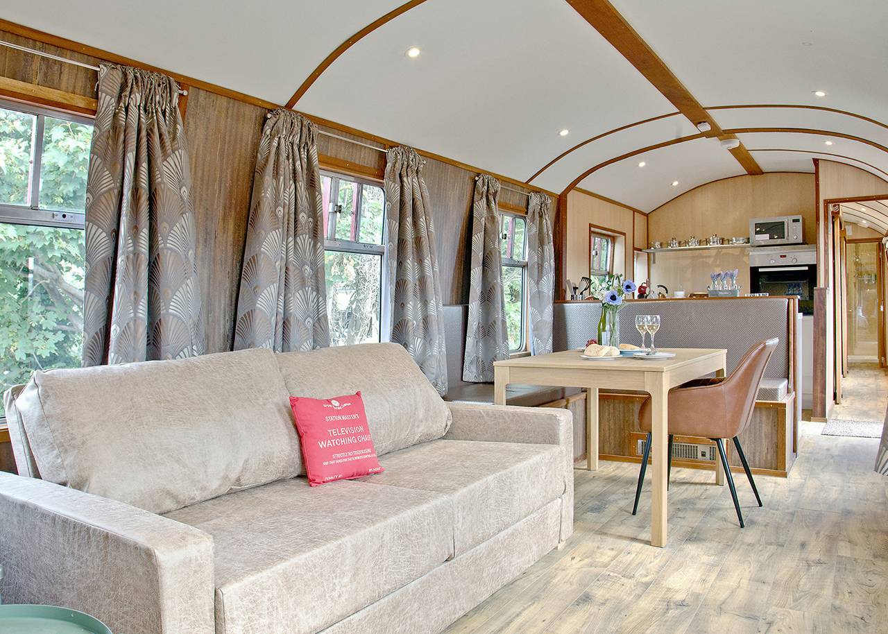 Brunel Boutique Railway Carriage 1 in Dawlish Warren, Dawlish