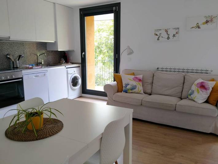Apartamento para 3 personas, con Balcón además de Terraza y Vistas en Pont de Suert