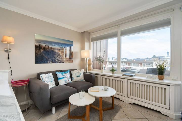 Ganze Wohnung, Modernes 1-Zimmer App., strandnah, Balkon, WLAN. Haustiere erlaubt. in Westerland, Sylt (Gemeinde)