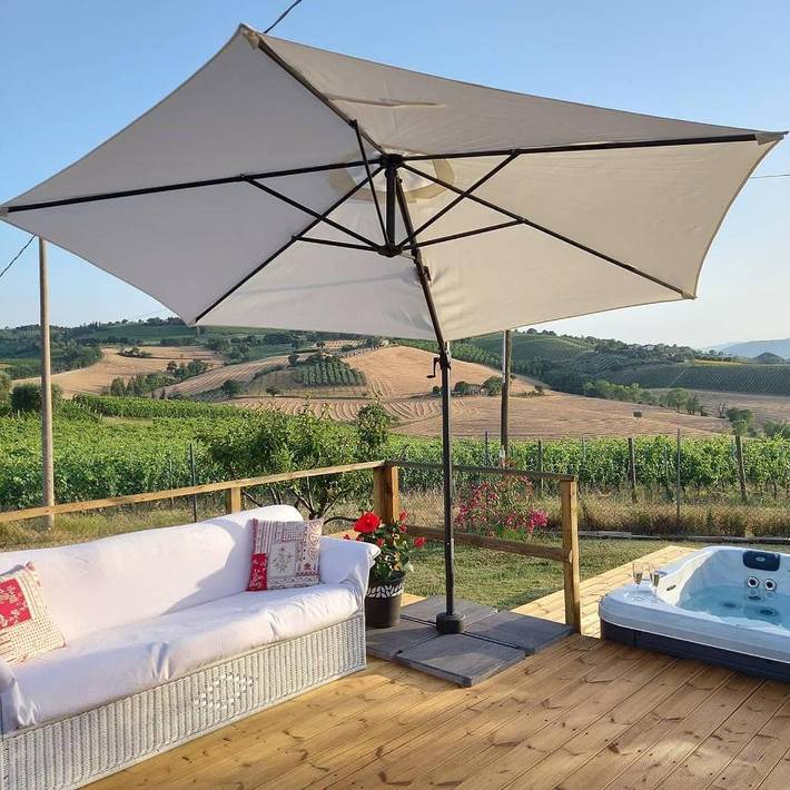 Bed and breakfast per 4 persone, con piscina e idromassaggio nonché giardino - 1