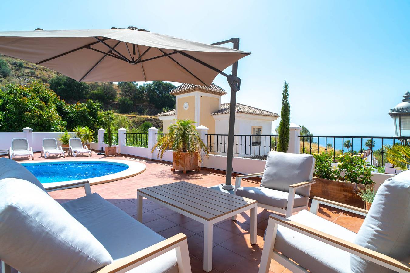 Villa för 6 Personer med trädgård in Punta Lara (Nerja), Nerja