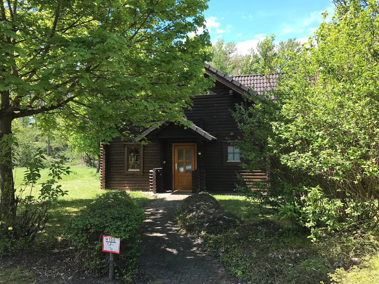 Ferienhaus 'Blockhaus Marie' mit privater Terrasse, privatem Garten und Wlan in Silbersee, Frielendorf
