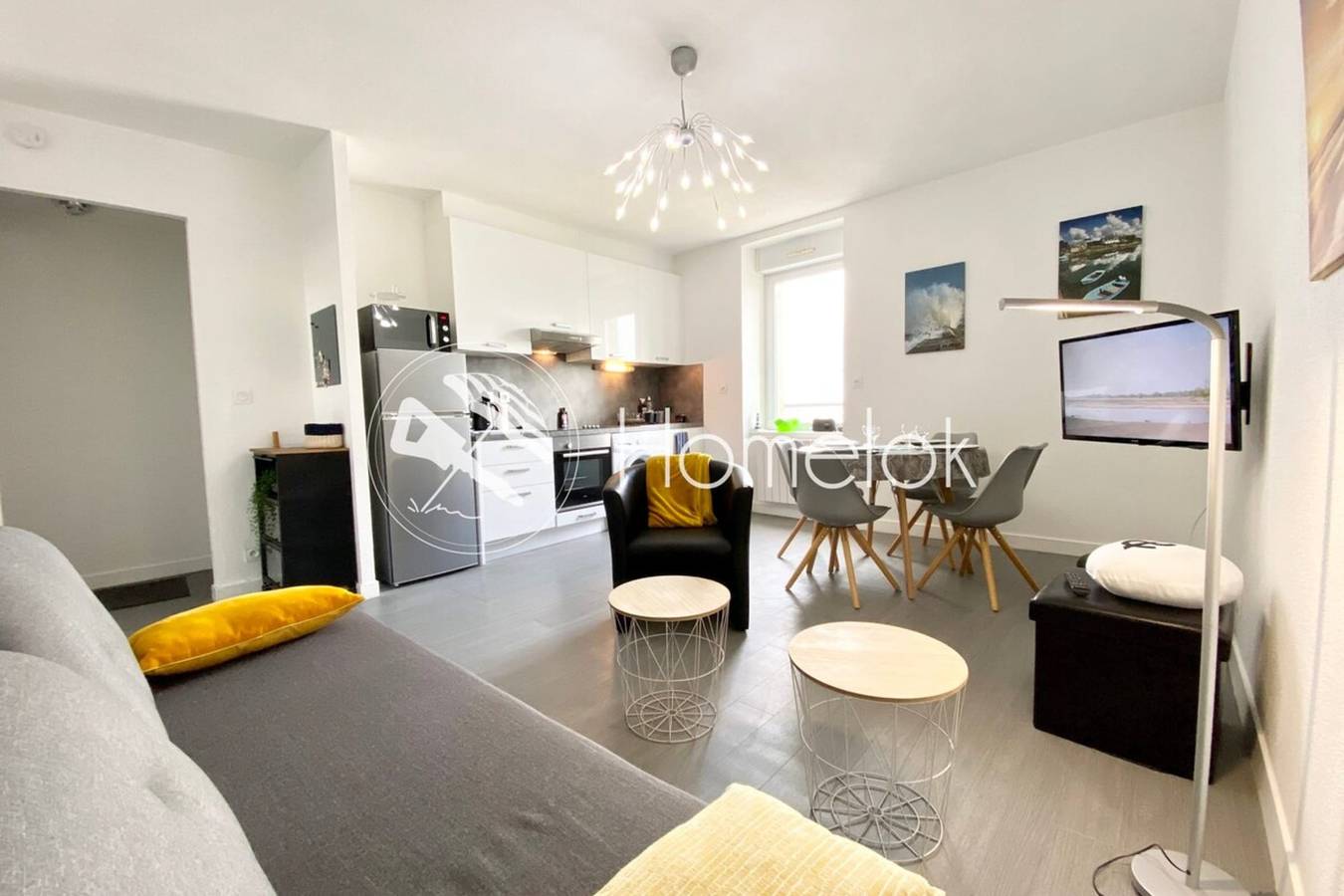 Appartement entier, T2 Hyper cosy Plage et port à pieds in Plage de Port Fontaine-Lomener, Ploemeur