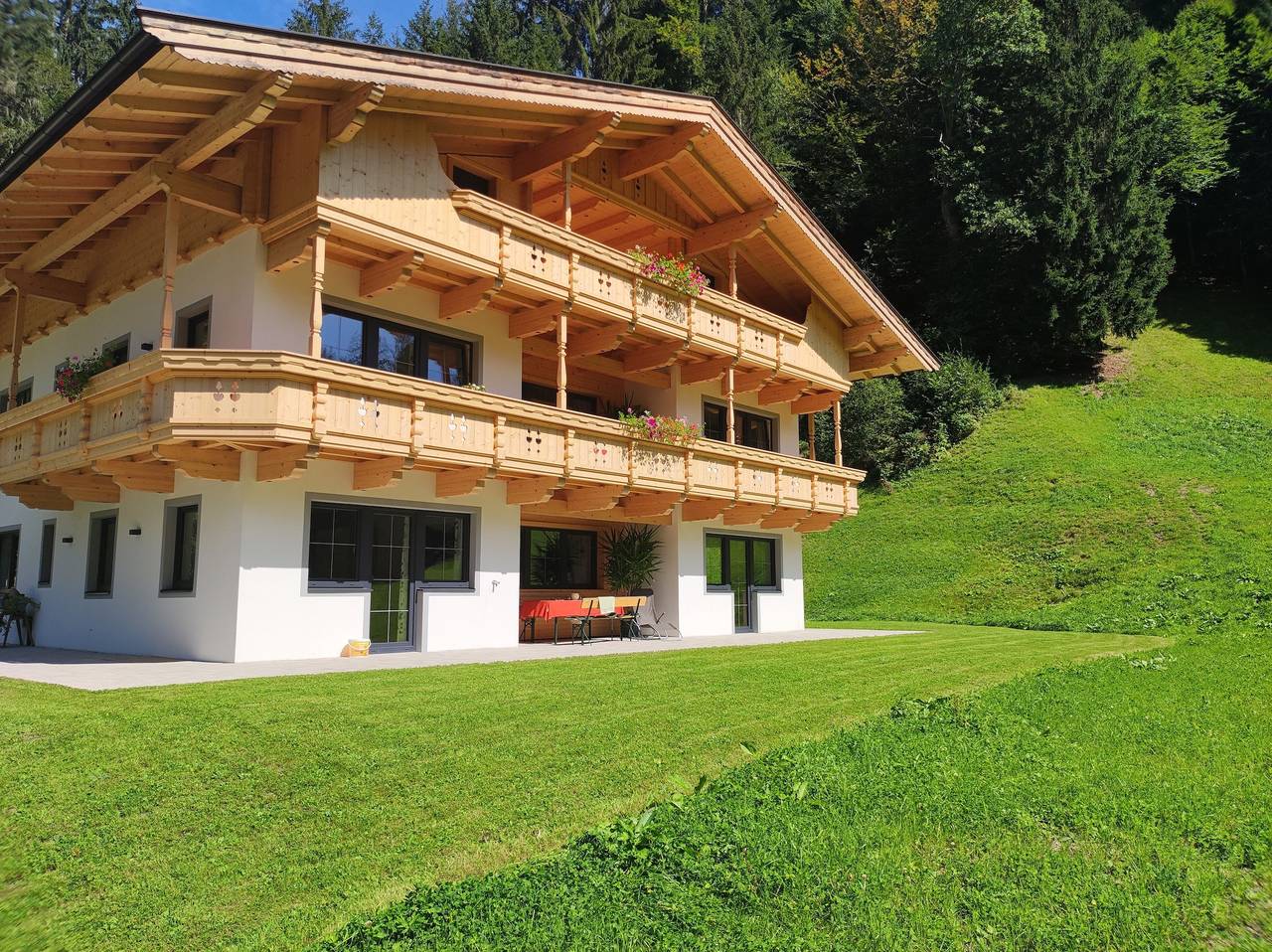 Geheel vakantieappartement, Vakantieappartement voor 5 personen met tuin in Wildschönau, Kaisergebirge