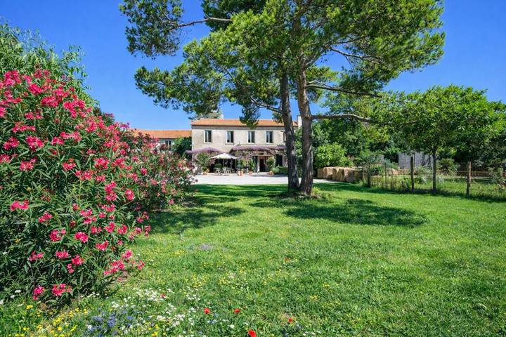 Chambre d’hôte pour 15 personnes, avec piscine ainsi que vue et jardin, animaux acceptés à Arles - 3