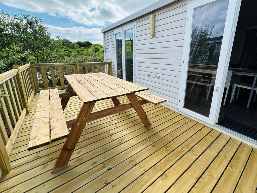 Nature et vacances Camping Cristal D'Opale - Mobilhome 6 personnes - Mobil Home 3 Chambres 6 personnes in Dannes, Région de Boulogne-sur-Mer