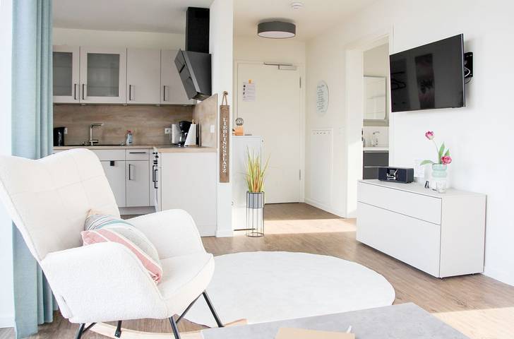 Ferienwohnung für 2 Personen, mit Balkon und Terrasse sowie Sauna