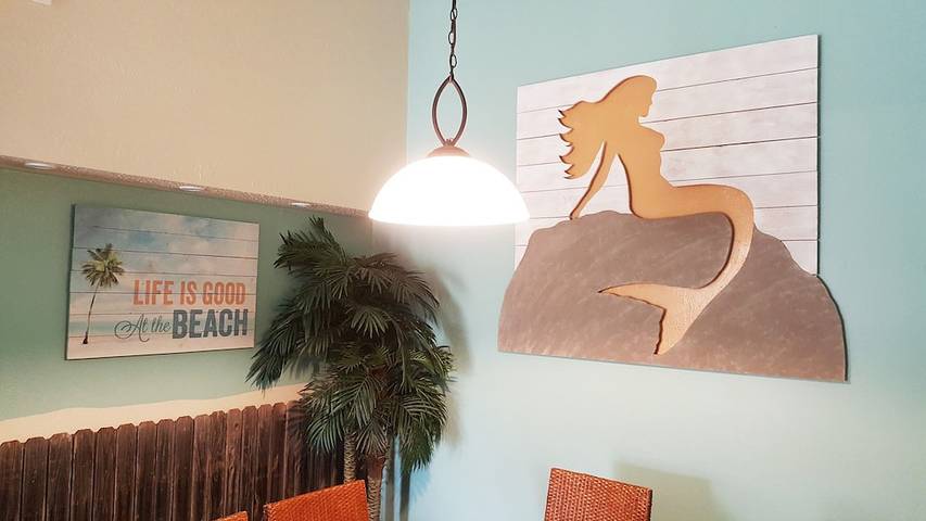 Vacation rental for 8 people, with yard and balcony as well as pool in South Padre Island