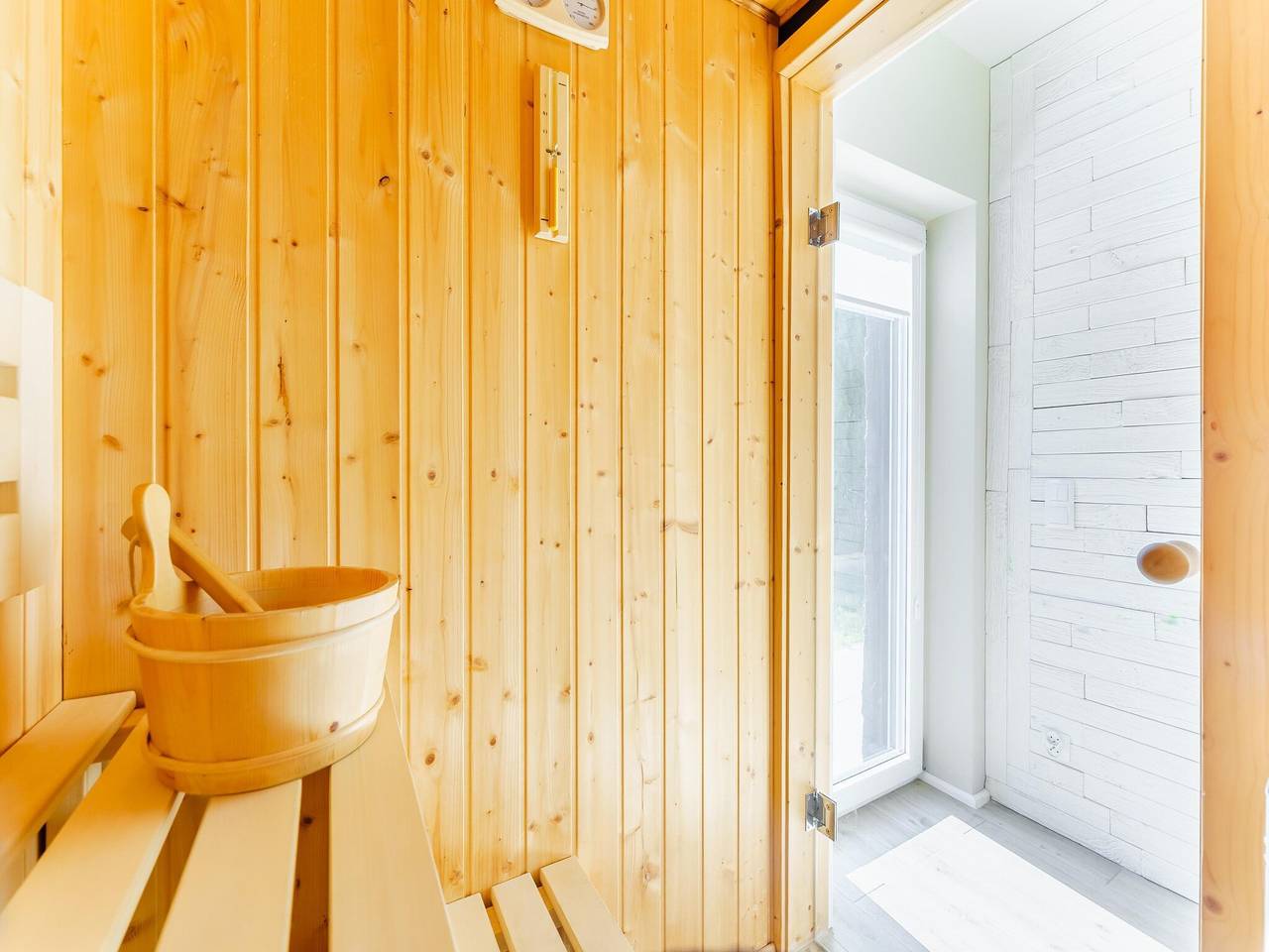 Dom wakacyjny z prywatną sauną, blisko plaży in Grzybowo, Morze Bałtyckie