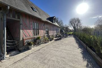 Gîte pour 6 personnes, avec terrasse et jardin à Manneville-la-Raoult