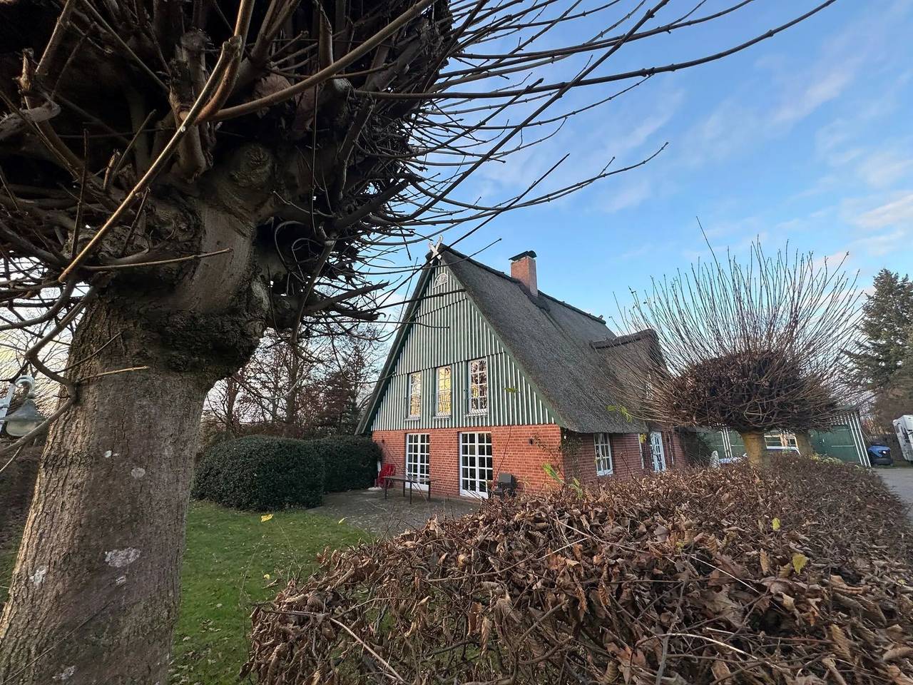 Ganze Wohnung, Apartment 'Niemark Gestüt Kriseby' mit Gemeinschaftsterrasse und Wlan in Sankt Jürgen, Lübeck