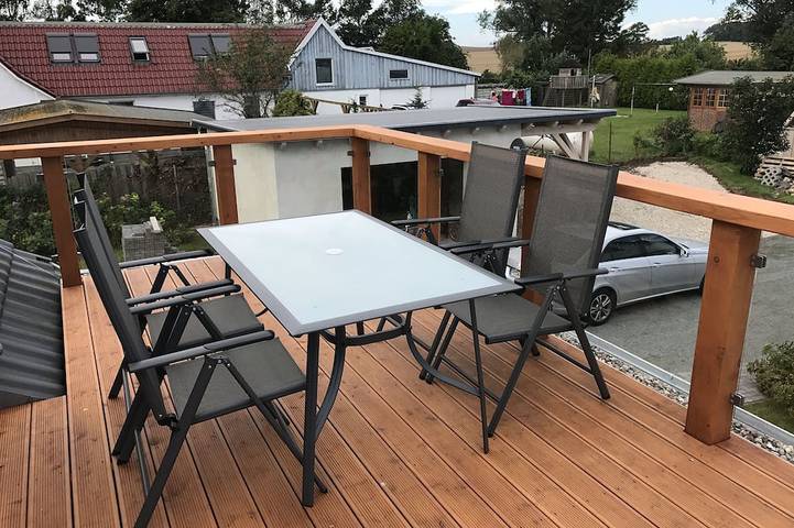 Ferienwohnung für 4 Personen, mit Balkon und Garten in Kenz-Küstrow