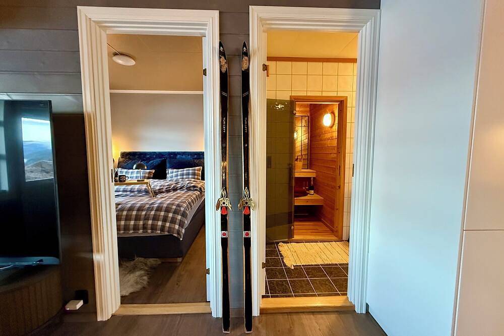 Hel leilighet, Modern apartment with easy access to skiing and nature in Voss in Voss