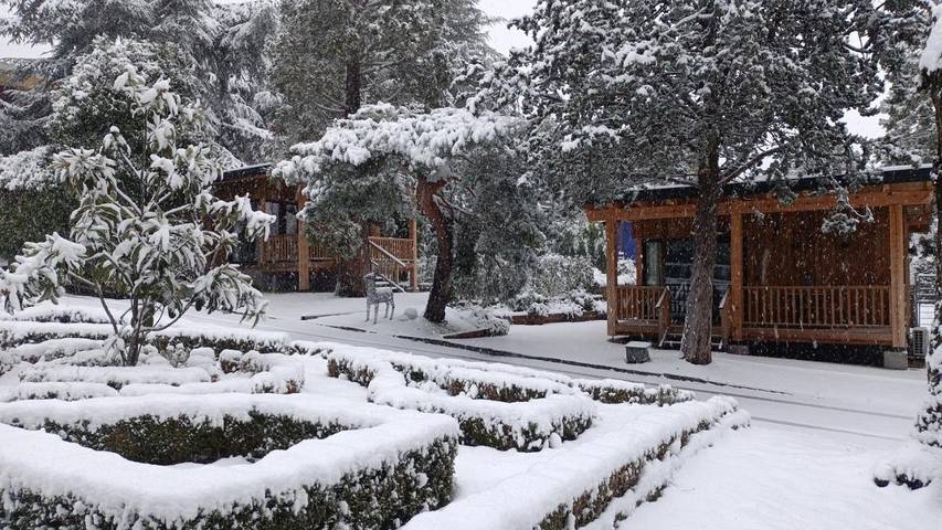 Casa rural con piscina para 4 personas, con jardín además de vistas y piscina en Cuenca del Guadarrama - 3