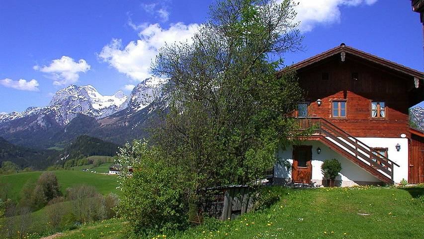 Bauernhof für 2 Personen, mit Balkon, kinderfreundlich am Königssee