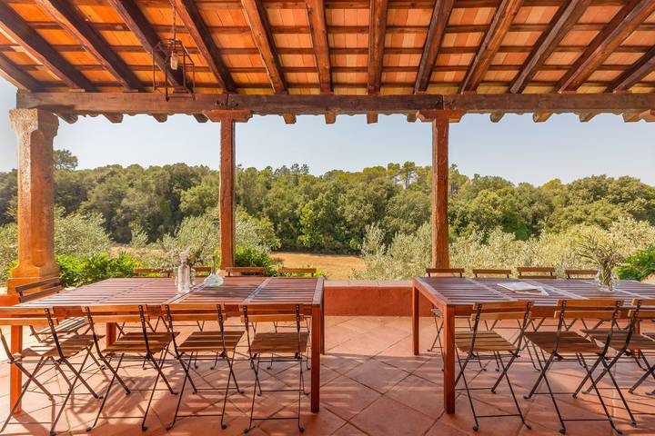 Casa rural para 14 personas, con Jardín y Piscina en La Bisbal del Ampurdán