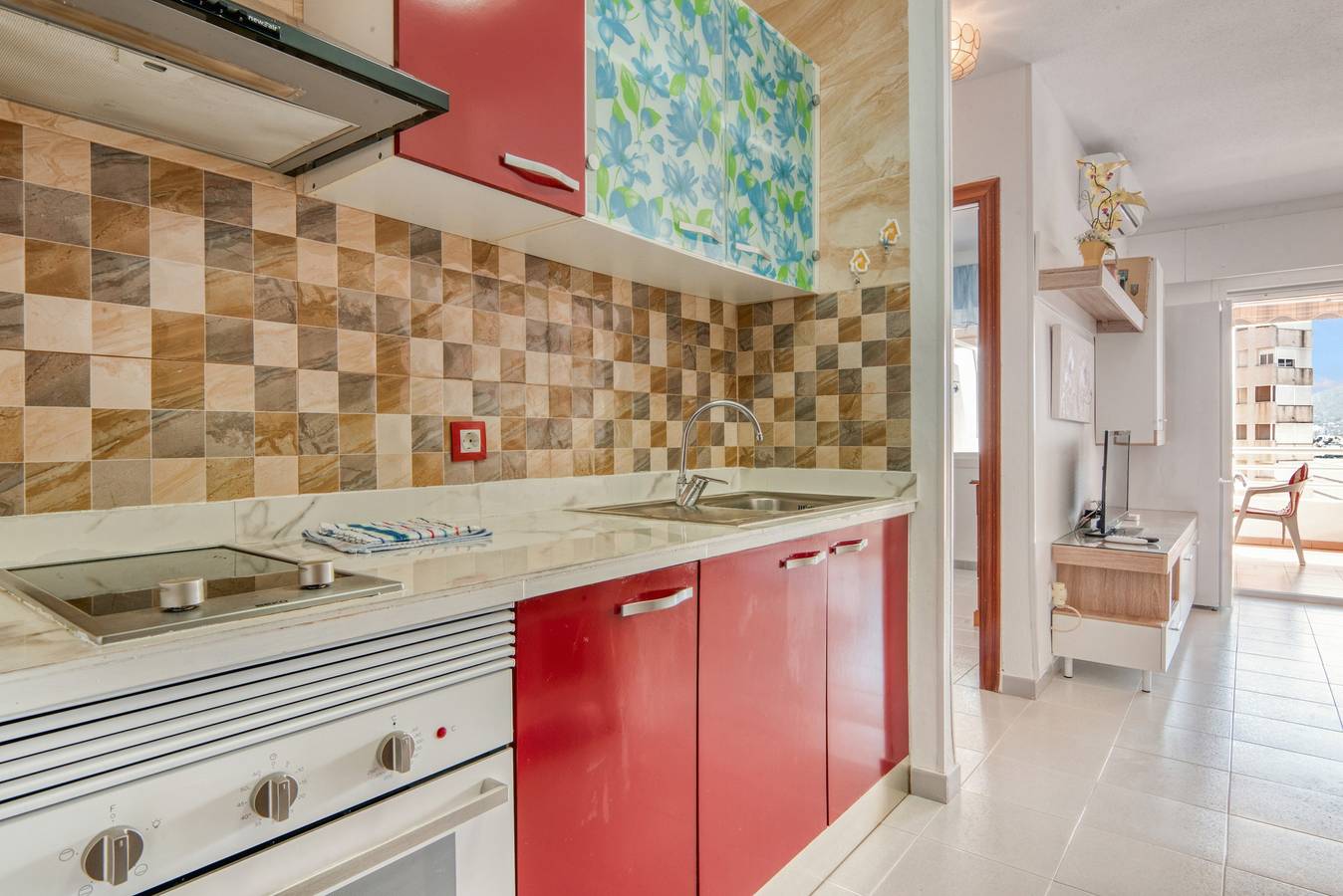 Apartamento inteiro, Apartamento 'Playa De La Fossa C' com vista para o mar, Wi-Fi e ar condicionado in Playa la Fossa, Calpe