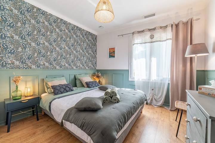 Maison de vacances pour 6 personnes, avec jardin et balcon