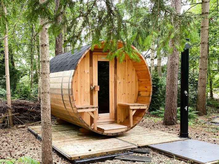 Vakantiehuis voor 4 personen, with Balkon/Terras and Terras as well as Whirlpool and Sauna in Hardenberg
