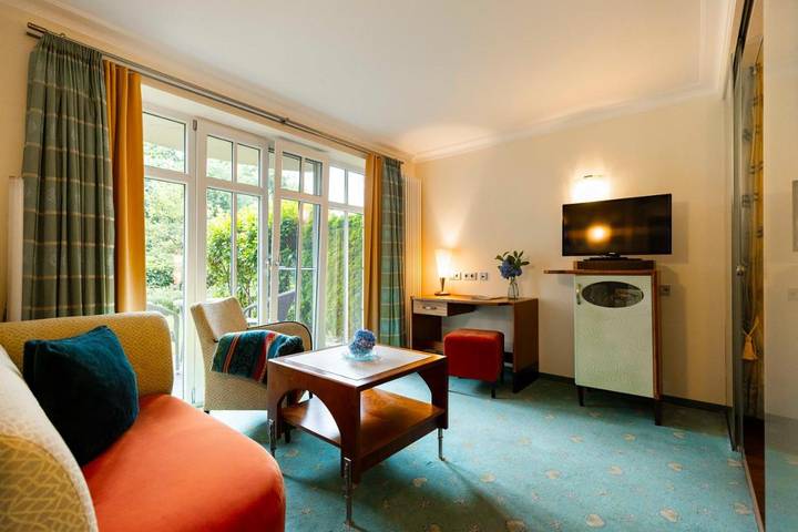 Hotel für 2 Personen, mit Ausblick und Garten sowie Sauna und Pool, mit Haustier in Grafenwiesen - 2