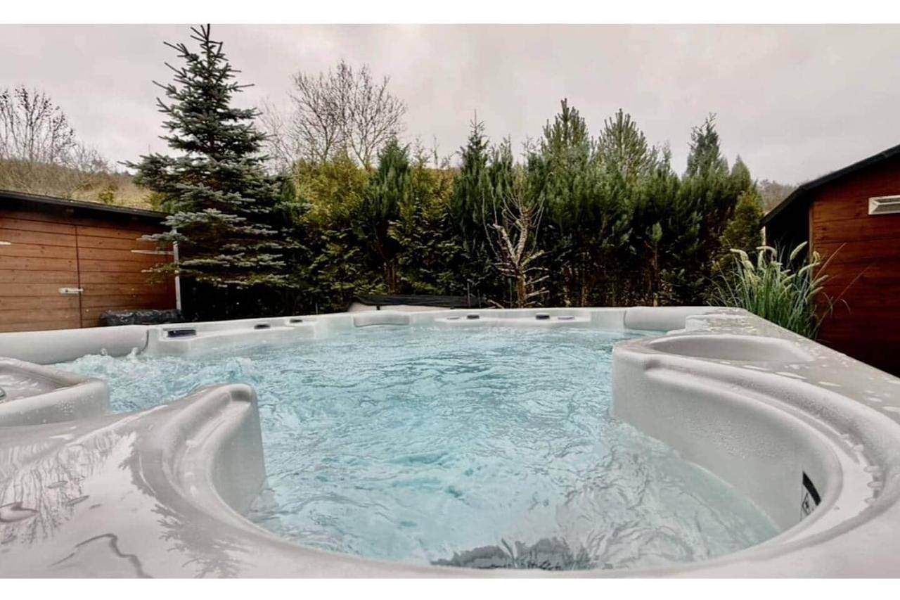 10-Personen-Wellness-Chalet in erster Reihe am See in Rieden (Eifel), Osteifel