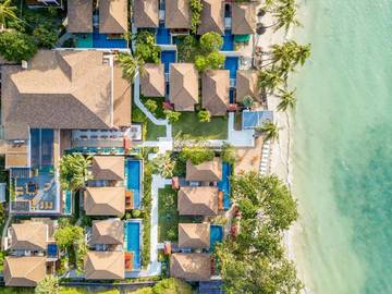 Station pour 4 personnes, avec jardin ainsi que piscine et vue à Chaweng Beach