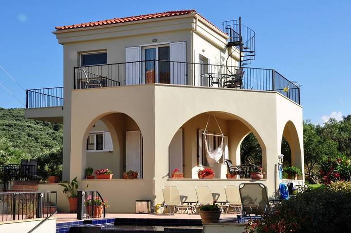 BnB für 5 Personen, mit Garten und Pool auf Kreta