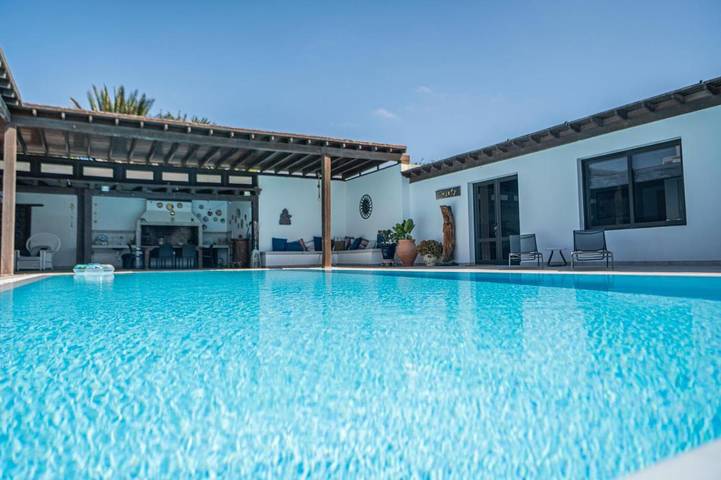 Maison de vacances pour 4 personnes, avec piscine ainsi que jardin et vue