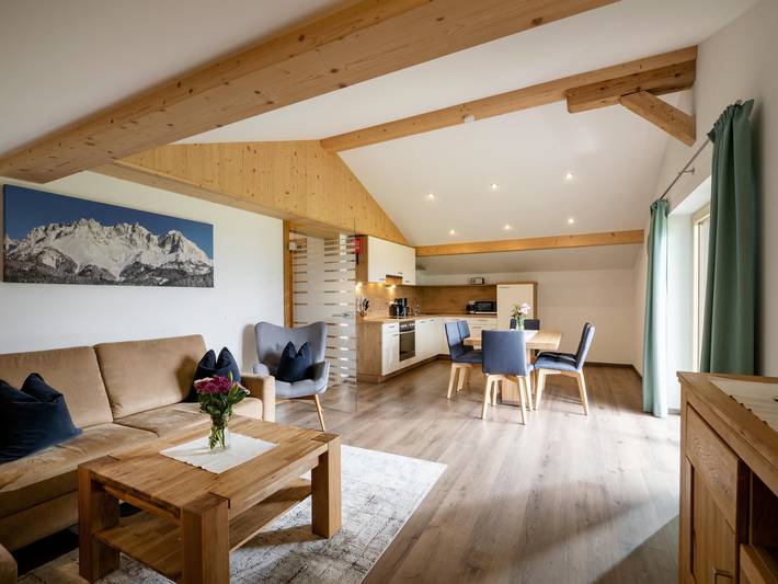 Ganze Ferienwohnung, Appartement - 75 qm in Kössen, Kaiserwinkl