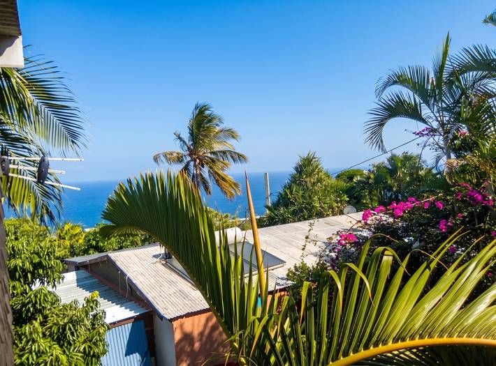 Gemütlicher Bungalow in Saint-Leu, Meerblick. in Saint-Leu, La Réunion