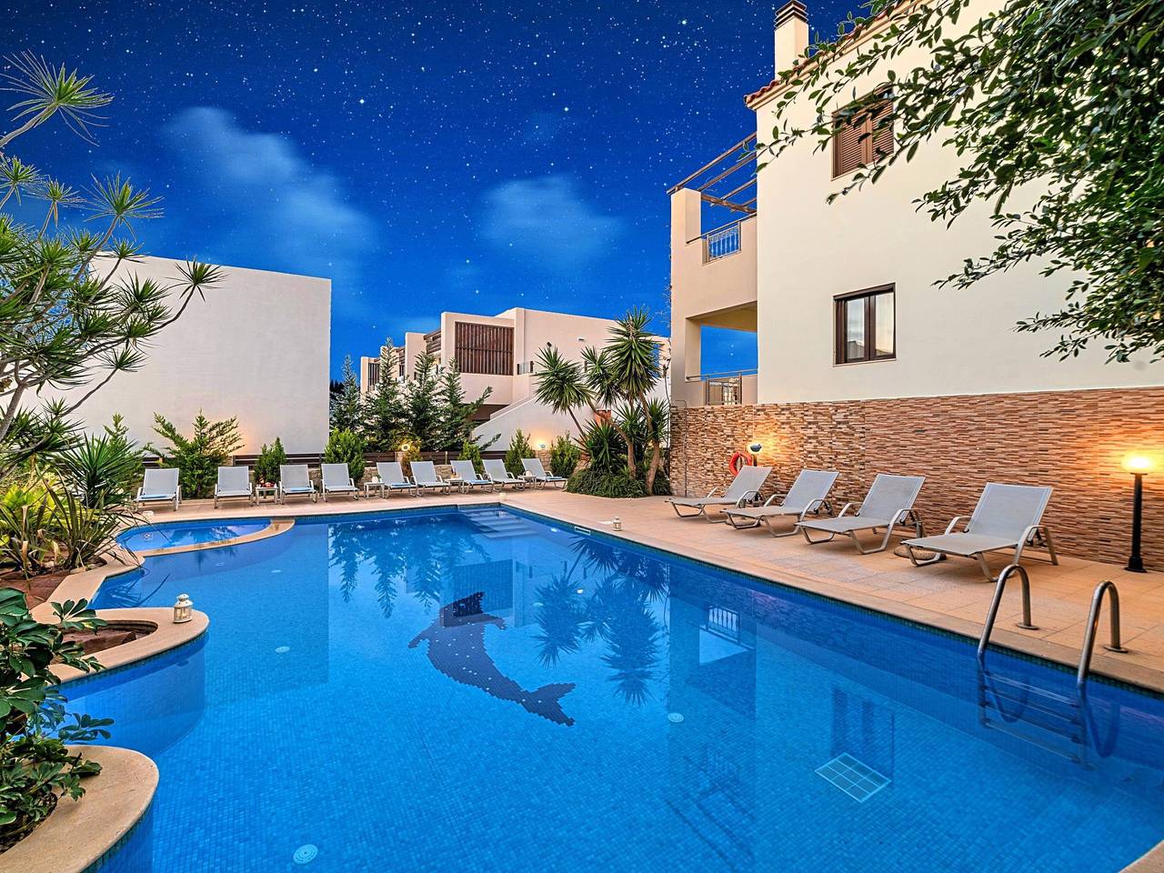 Für 28 Personen in Skaleta, Kreta (Nordküste Kretas) in Skaleta, Rethymno und Umgebung