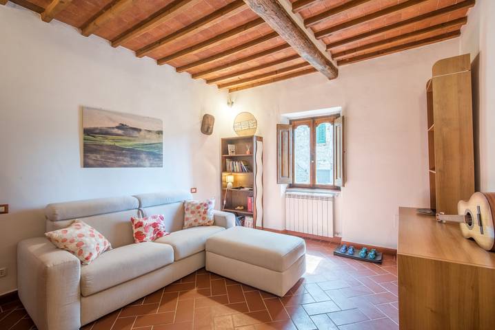 Vakantiehuis 'L'arco Della Fonte' met prive terras, Wi-Fi en airconditioning in Gaiole in Chianti, Chianti