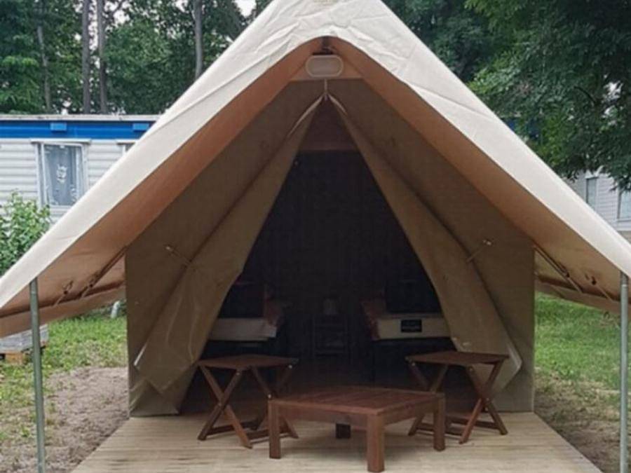 Camping L'isle Aux Moulins - Zelt 2 personen - Canada Treck 1Ch 2pers in Jargeau, Loire-Tal