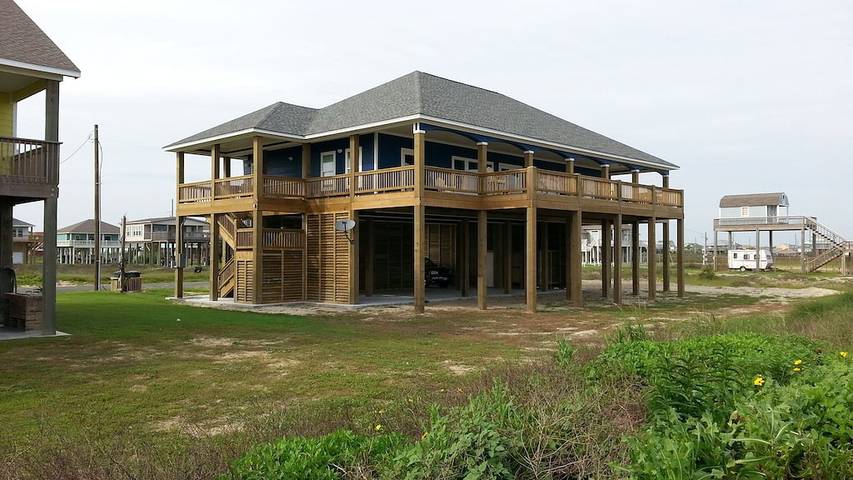 Vacation rental for 26 people, with terrace in Texas Gulf Coast