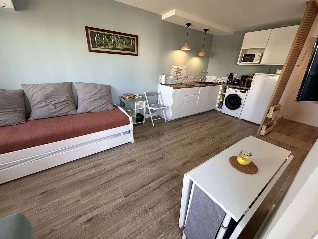 Appartement entier, Bel appartement climatisé 2 pièces 4 personnes proche plage au Grau-du-Roi in Port Camargue, Le Grau-du-Roi