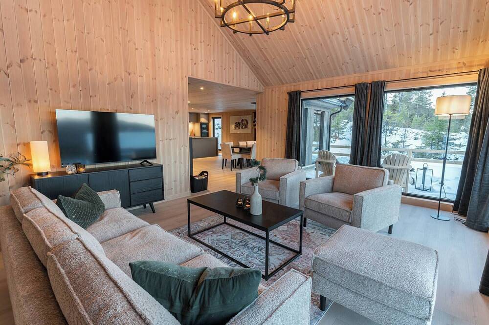 Hütte am Skizentrum, Langlaufloipe, Sauna in Nesbyen