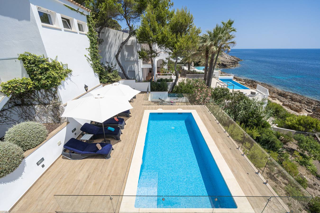 Ferienhaus "Carol On The Rocks Mhm" mit Meerblick, Privatem Pool und Wlan in Cala Provencal, Capdepera