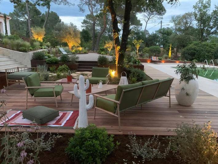 Vakantiehuis voor 6 personen, with Balkon and Terras as well as Tuin and Zwembad in La Motte