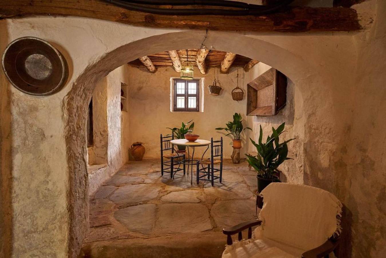 Casa rural 'Tragaluz Il' con vistas a la montaña, terraza compartida y Wi-Fi in Fuenteheridos, Sierra de Aracena y Picos de Aroche