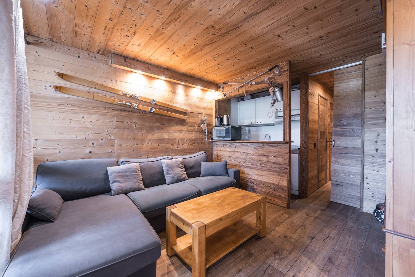 Geheel appartement, Appartement '6p Au Pied Des Pistes' met Uitzicht op de Bergen, Balkon en Wifi in Val Thorens, Les Trois Vallées