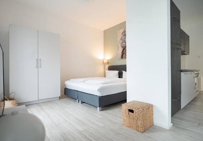 Ferienwohnung für 3 Personen, mit Terrasse und Garten