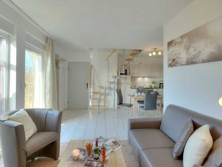 Bungalow für 3 Personen, mit Balkon und Terrasse sowie Garten