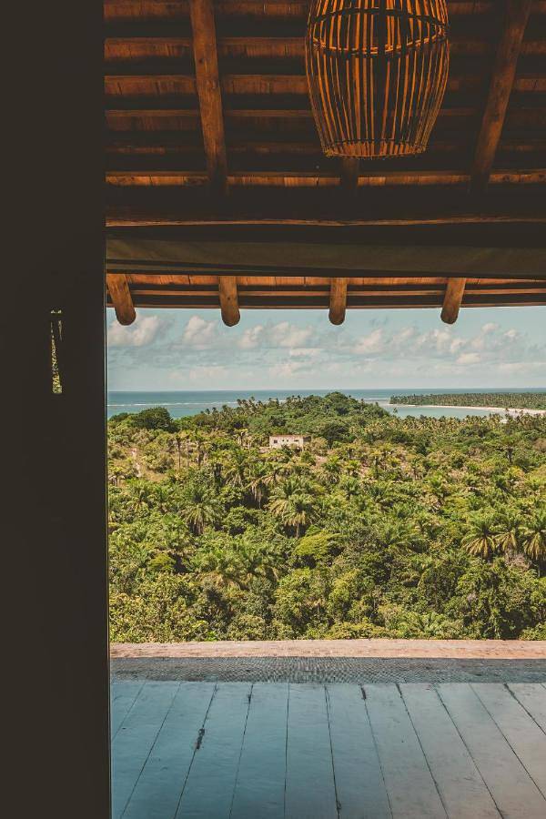 Casas e apartamentos de temporada para 2 pessoas, com vista e jardim e ainda terraço em Ilha de Boipeba