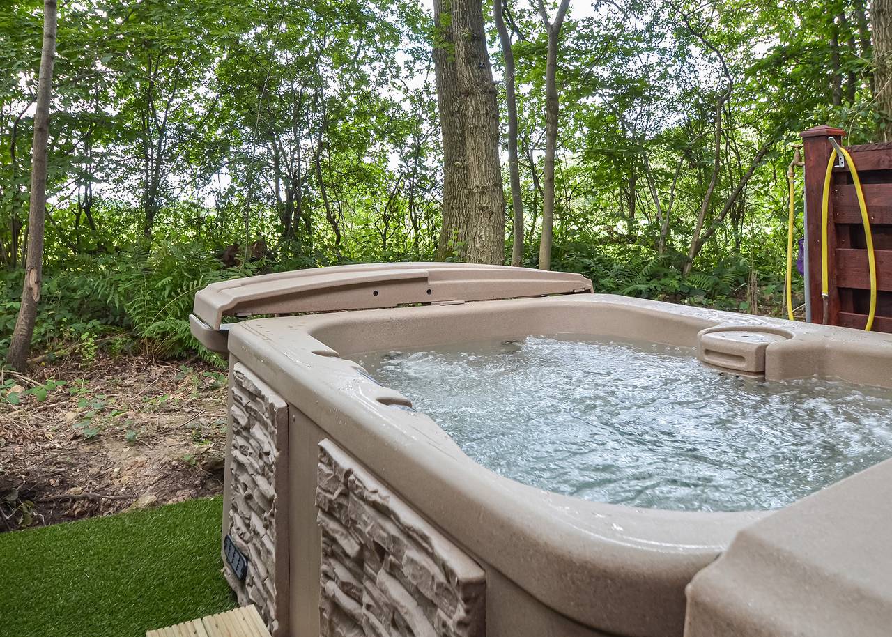 Woodland Willow Lodge in Shropshire