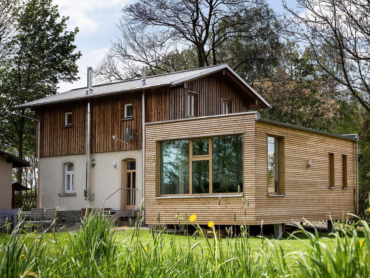 Bahnwärterhaus Droßdorf - Ferienhaus, Dusche,Wc, 3 Schlafräume in Tirpersdorf, Chemnitz und Umgebung