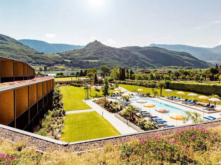 Hotel für 4 Personen, mit Terrasse und Seeblick sowie Garten in Überetsch-Unterland - 4