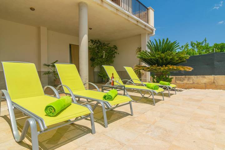 Es Desaigua -Ferienhaus mit privatem Pool im Zentrum der Insel. Wifi gratis in Llubí, Mallorca Inselmitte